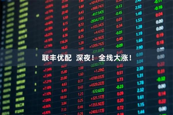 联丰优配  深夜！全线大涨！